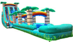 22ft Tropical double lane With slip and slide 22ft Tropical double lane With slip and slide